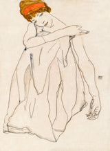 Dancer by Egon Schiele (1913)