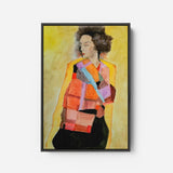 Dreaming Woman by Egon Schiele