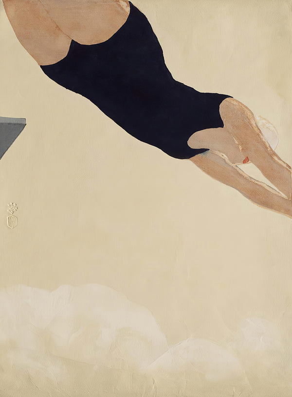 Diver by Koshiro Onchi (1932)