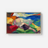 Naked woman posing sensually by Carl Newman