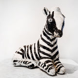 Hollywood Regency Era Zebra Statue -Small