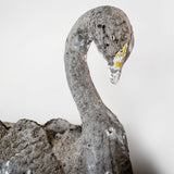 Mid Century Concrete Swan Jardinière