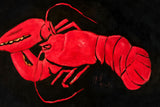 Lobster on Black Background by Marsden Hartley (1877 – 1943)