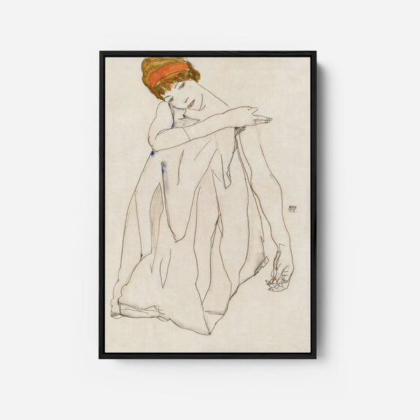 Dancer by Egon Schiele (1913)