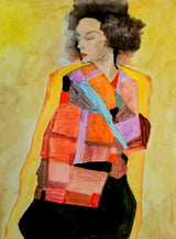 Dreaming Woman by Egon Schiele