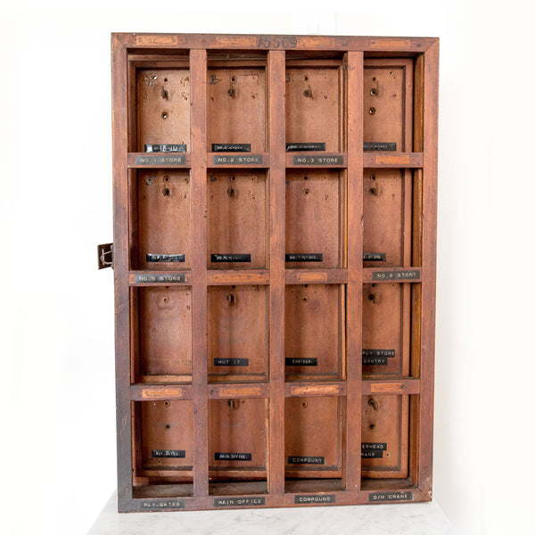 Vintage Key Cabinet