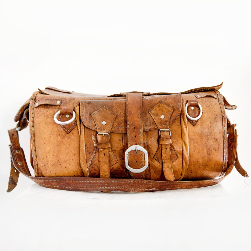 Vintage Leather Travel Bag