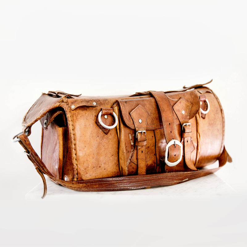 Vintage Leather Travel Bag