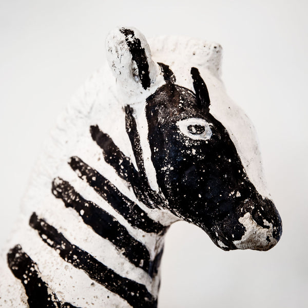 Hollywood Regency Era Zebra Statue -Small