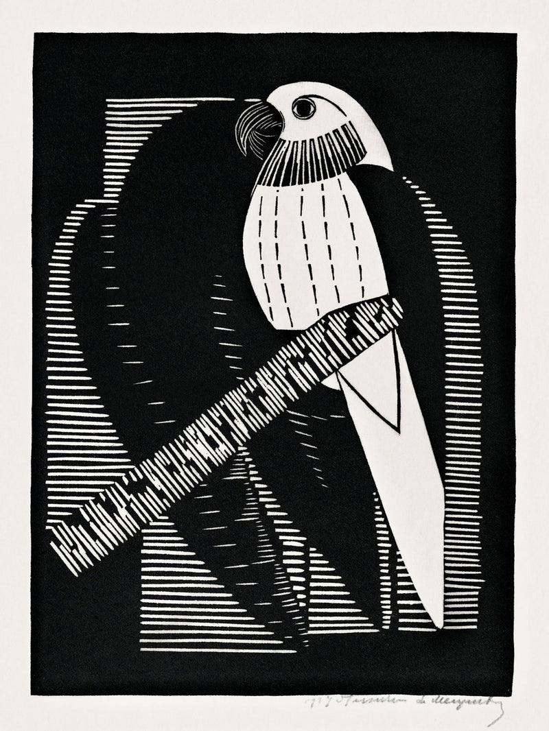 Parakeets by Samuel Jessurun de Mesquita (1927)