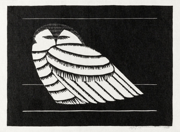 Snowy Owl by Samuel Jessurun de Mesquita (1927)