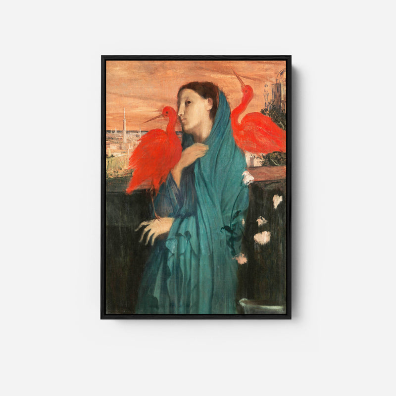 Young Woman with Ibis by Edgar Degas
