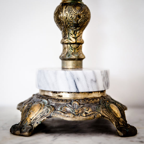 Marble & Brass Candelabra