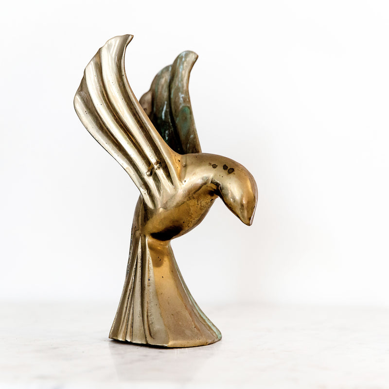 Brass Bird Candelabra